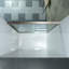 Porte de douche double coulissante WOODBRIDGE de 44 à 48 po de largeur x 72 po de hauteur avec verre trempé transparent de 5/16 po (8 mm)-120347308