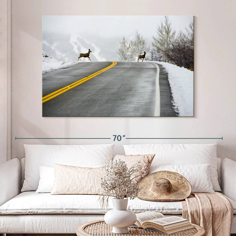 Mehar Deer Crossing Road, H 34 po x l 51 po