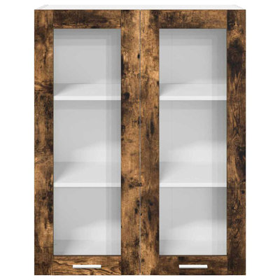 Vidaxl Hanging Cabinet With Storage Riga Artisan Oak 60 X 31 X 100 Cm