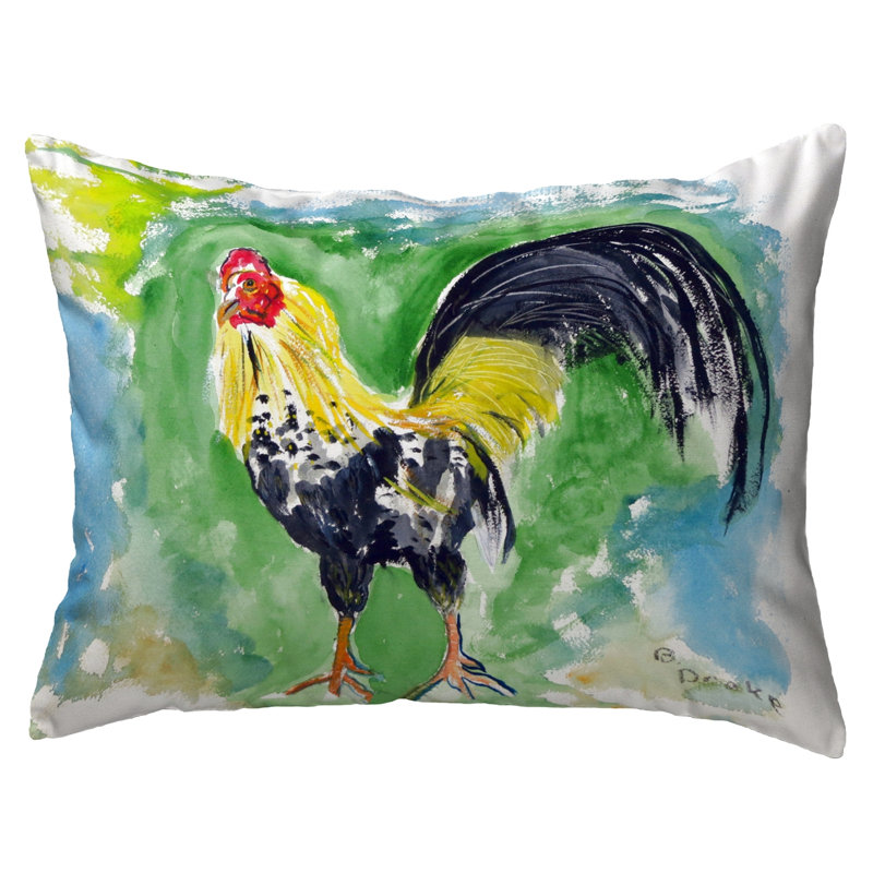  Housse et insert de coussin rectangulaire d'extérieur Bantam Rooster