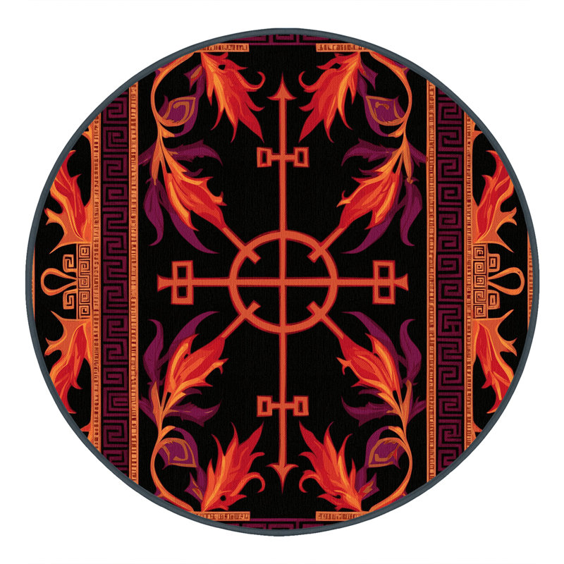 Tapis victorien Halo, Rond 3 pi