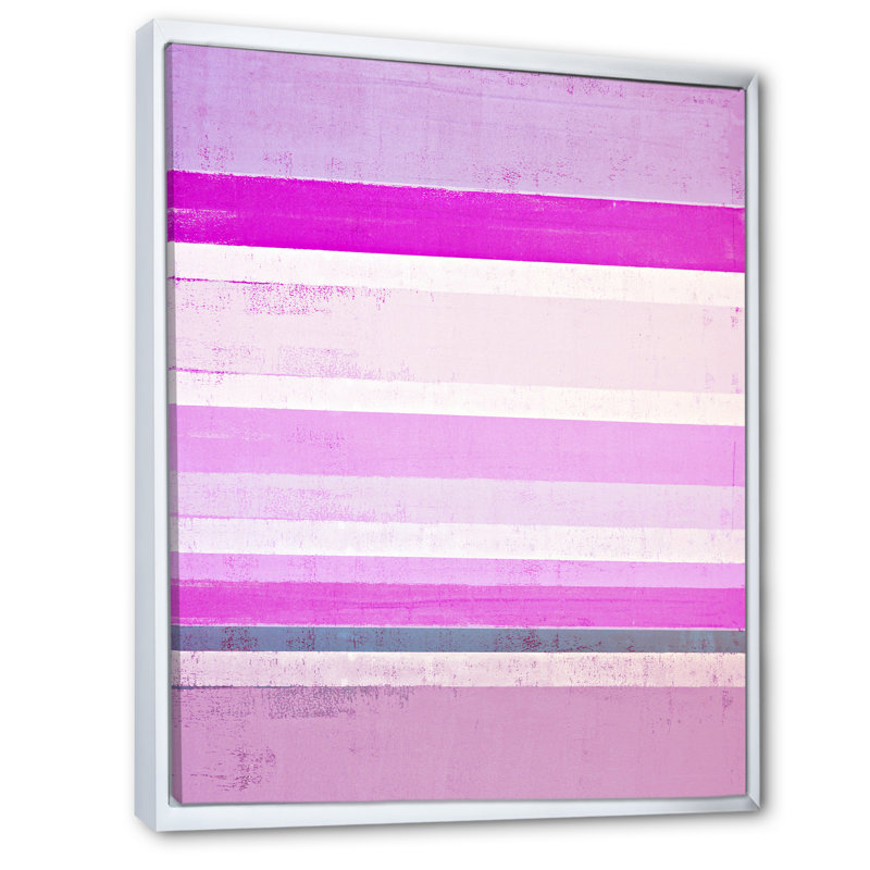 Abstrait - Peinture, H 20 po x l 12 po, Cadre flottant blanc