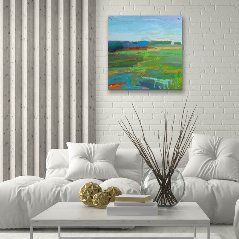 "Vinalhaven # 5" par Jane Schmidt, H 24 po x l 24 po