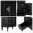 30" Freestanding Bathroom Vanity With Ceramic Sink, Solid Rubberwood Frame, Storage Cabinet With Flip Drawer & Storage Rack-160326349