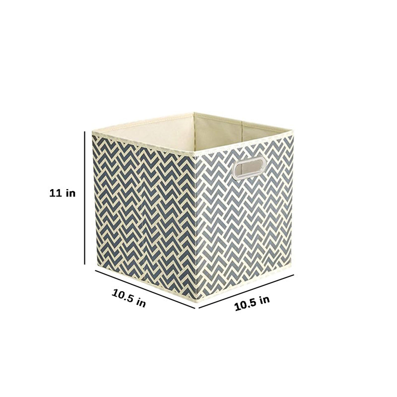 Latitude Run® Bin, Chevron Grey