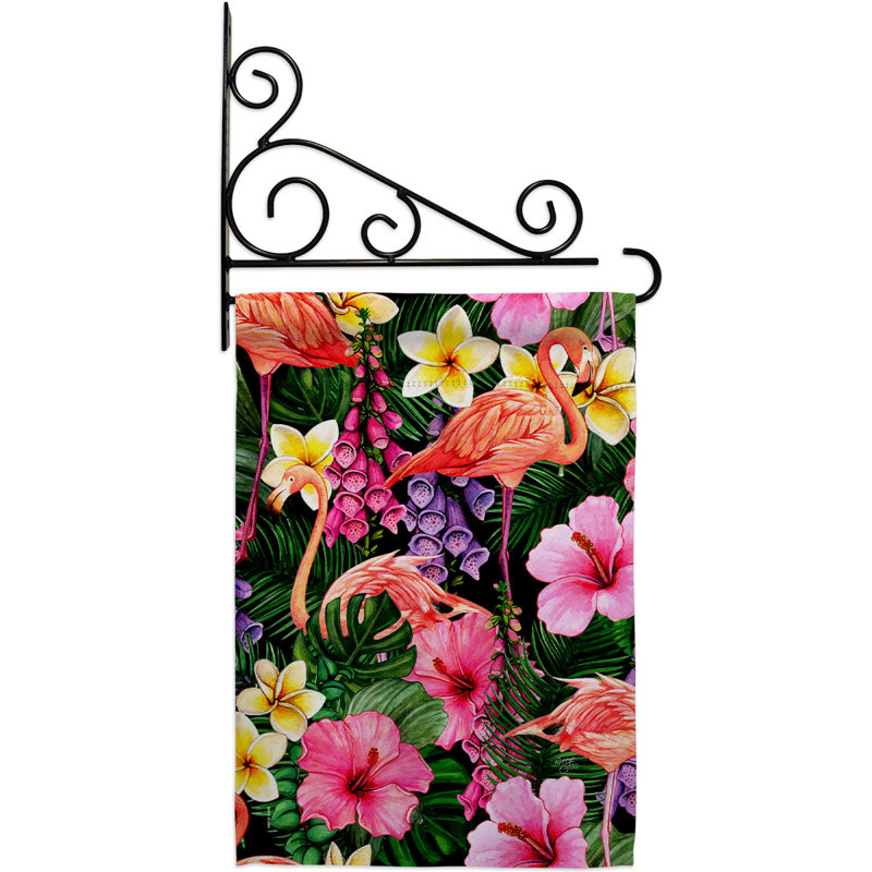 Double Sided 18.5'' H x 13'' W Polyester Animal Flag Set