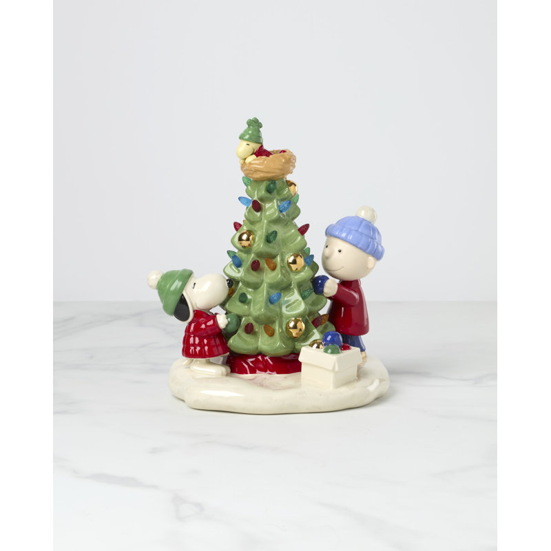 Lenox Peanuts Christmas Light-Up Figurine