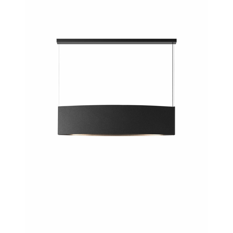 Noren - Luminaire suspendu à DEL 20,5 W à intensité variable - Vers le bas - 0-10 V à intensité variable, Gris foncé