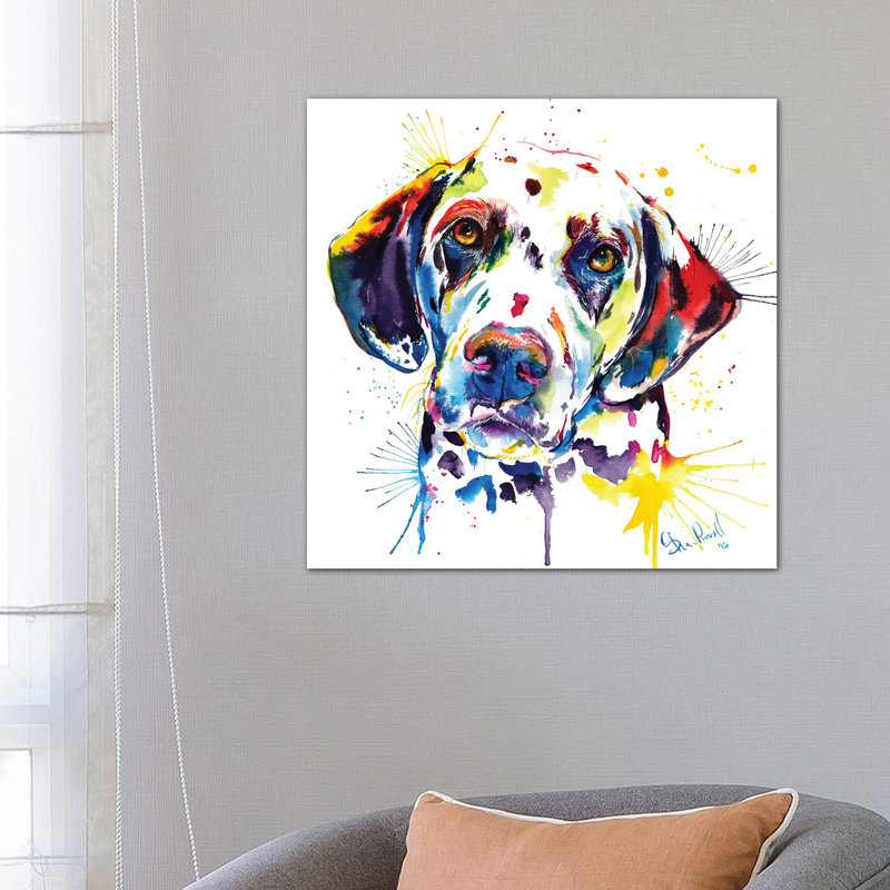 Dalmatian by Weekday Best - Wrapped Canvas Print, 66.04 cm H x 66.04 cm W x 3.175 cm D