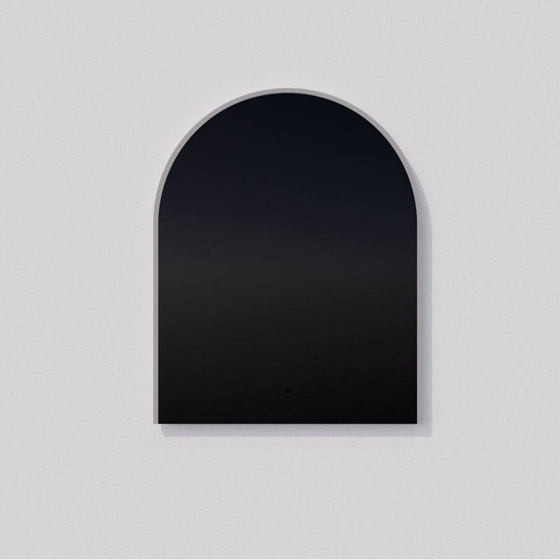 Arched Frameless LED Bathroom Mirror with Defogger