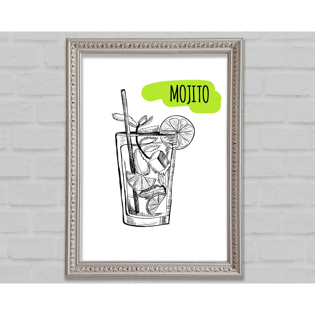 Mojito Cocktail 2 - Einzelne Bilderrahmen Kunstdrucke