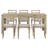 7-Piece Wooden Dining Table Set Mutifunctional Extendable Table with 12" Leaf and 2 Drawers, 6 Dining Chairs with Soft Cushion (Natural Wood Wash)