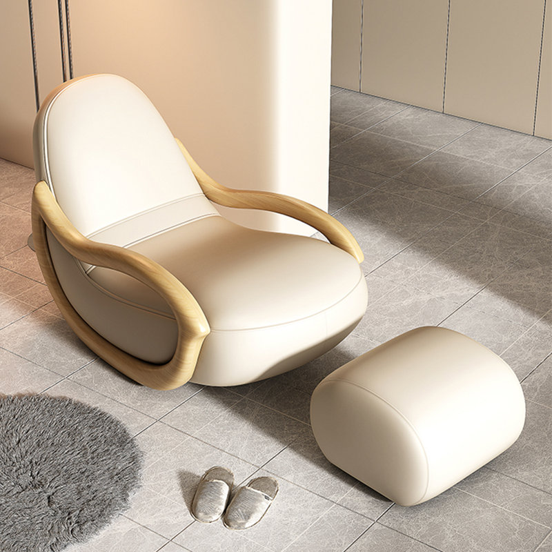 Chaise berçante Home, Beige
