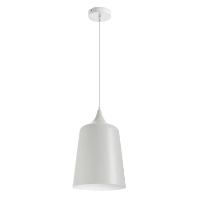 Tyche 1 - Light White Bell Pendant