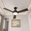 Ventilateur de plafond de 52 po avec télécommande et éclairage, installation rapide brevetée, moteur CC silencieux à 6 vitesses, débit d'air élevé, minuterie, variateur 3CCT-2042523433-2042523431