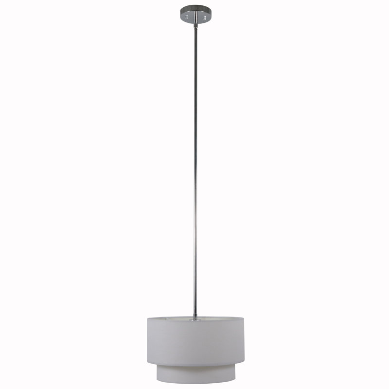 Luminaire suspendu tambour 1 lumière