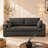 Upholstered Sofa with Toss Pillows