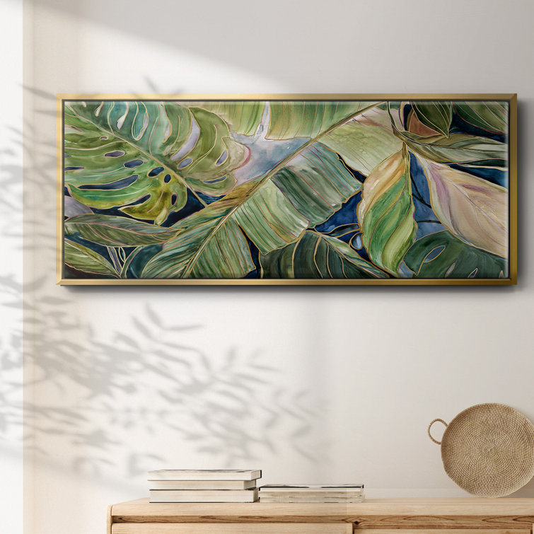 Sun Tipped Tropicals Framed On Canvas Print