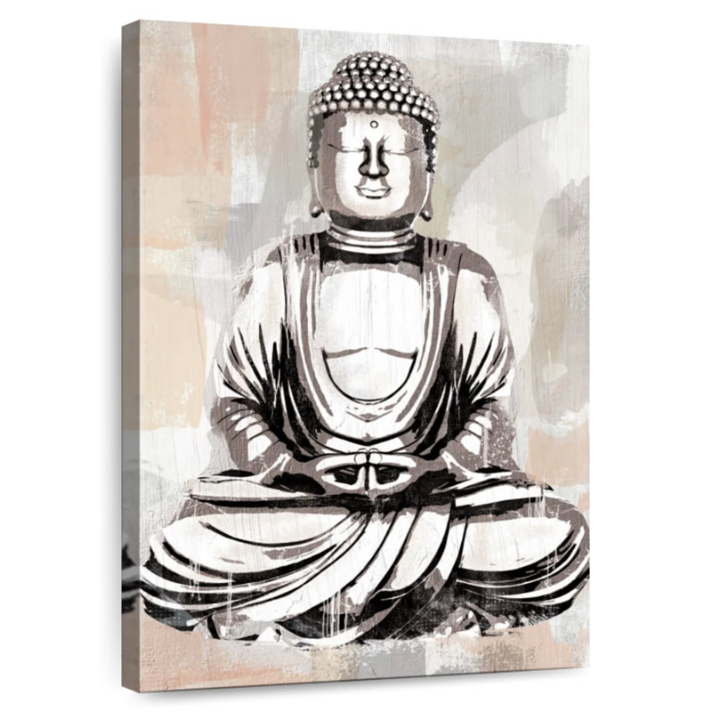 Adella Silver Buddha, 45" H x 30" W