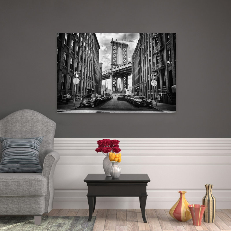 Art contemporain, architecture contemporaine, art urbain abstrait, H 32 po x l 48 po