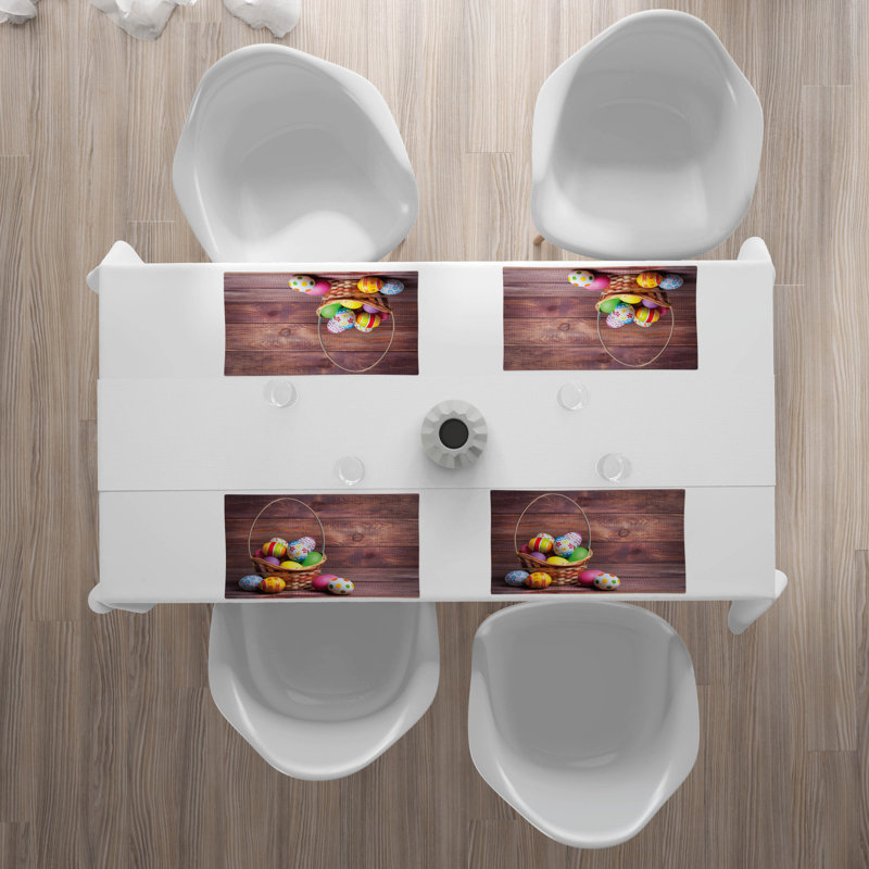 Polyester Abstract Rectangle Placemat