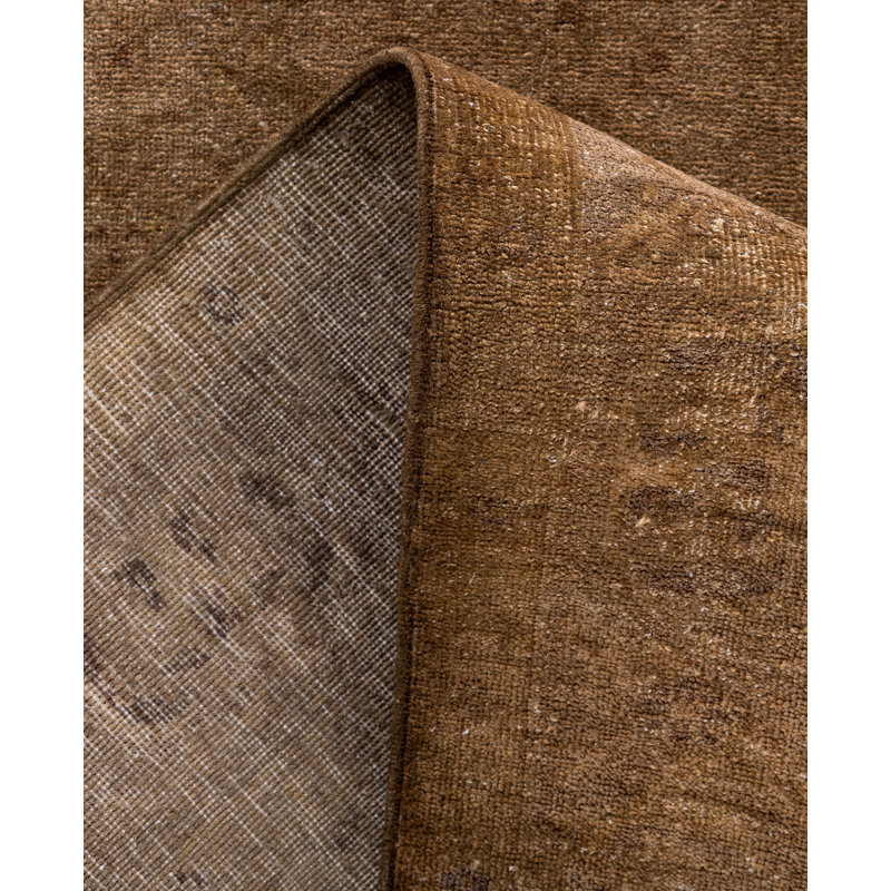 Overdyed One-of-a-Kind 2' 8" X 21' 4" Hand Knotted Area Rug