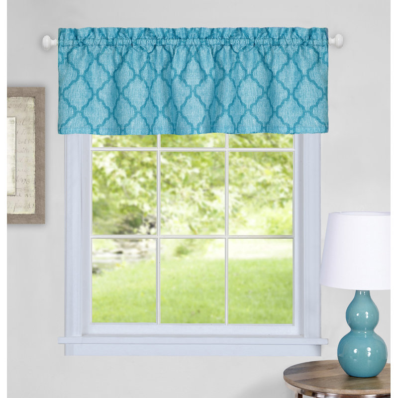 Cantonnière 58 po Mccreight Window, Turquoise