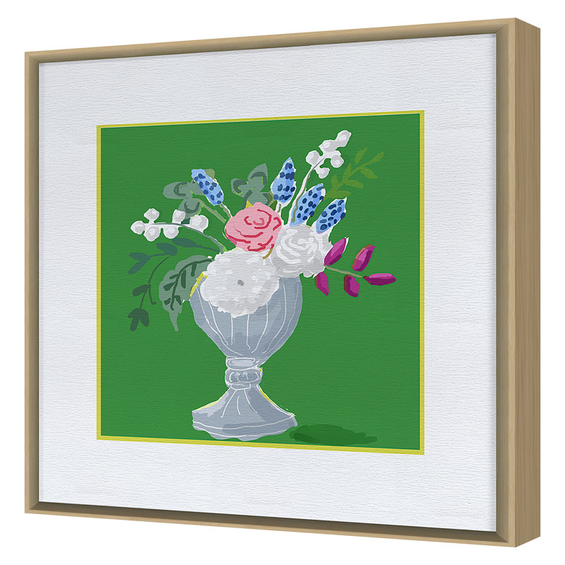Vase 4 Print by Dana Gibson, Maple, 50" H x 50" W x 1.63" D