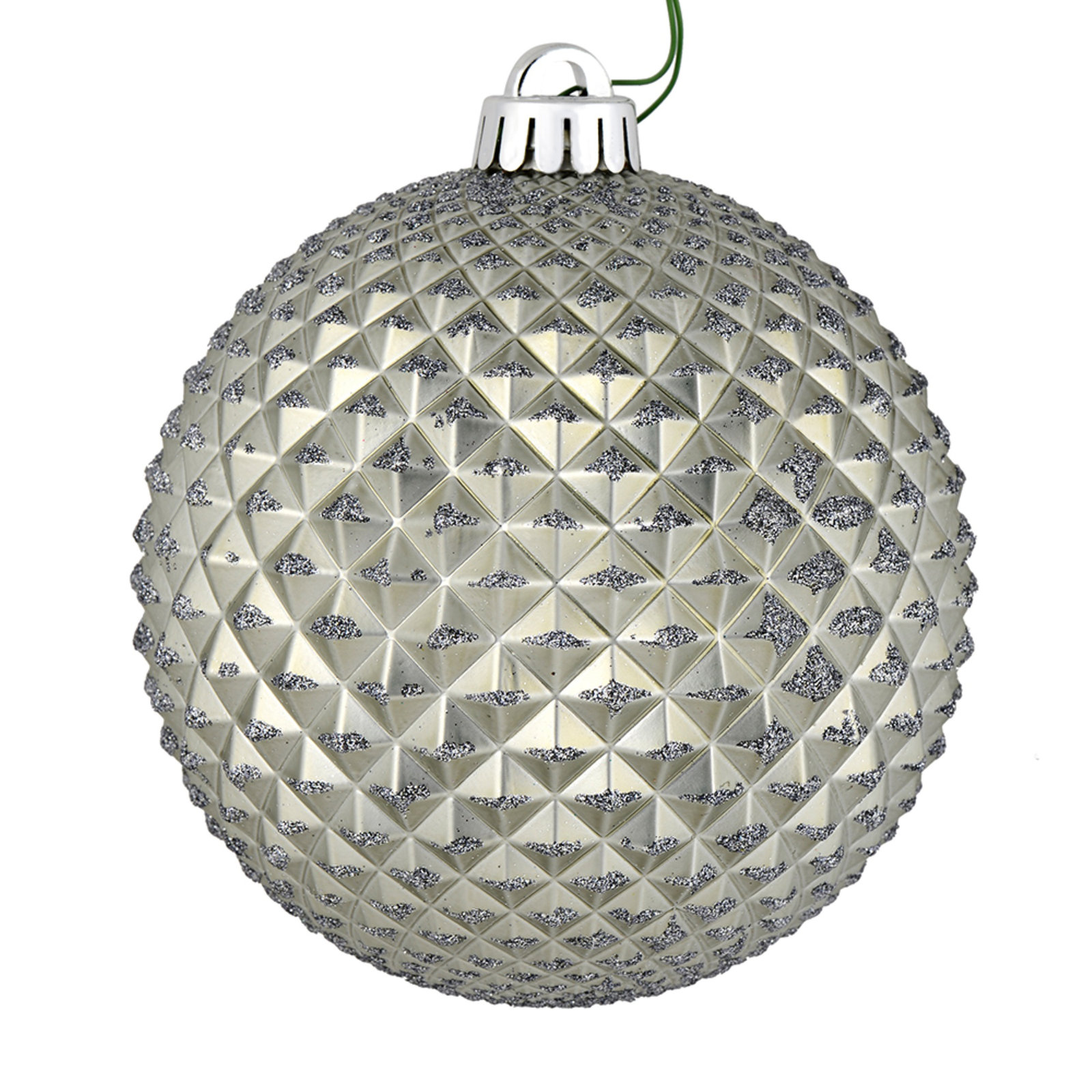 3" Shatterproof Bauble, Pewter