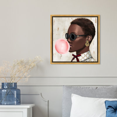 " Fashion and Glam Bubble Gum Babe Accessories " Acrylic Print