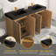 Meuble-lavabo avec lavabo Knotty Oak