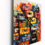 Popart Cassette Tapes VI - Divertissement très grandes horloges murales-99631307
