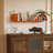 Eliyah Metal Floating Shelf, Wall Mounted Metal Shelves with Unique Design-1460878962