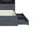 Danylle Twin Platform Bed Frame with 4 Open Shelves, 2 Storage Drawers and LED Light-1646557735