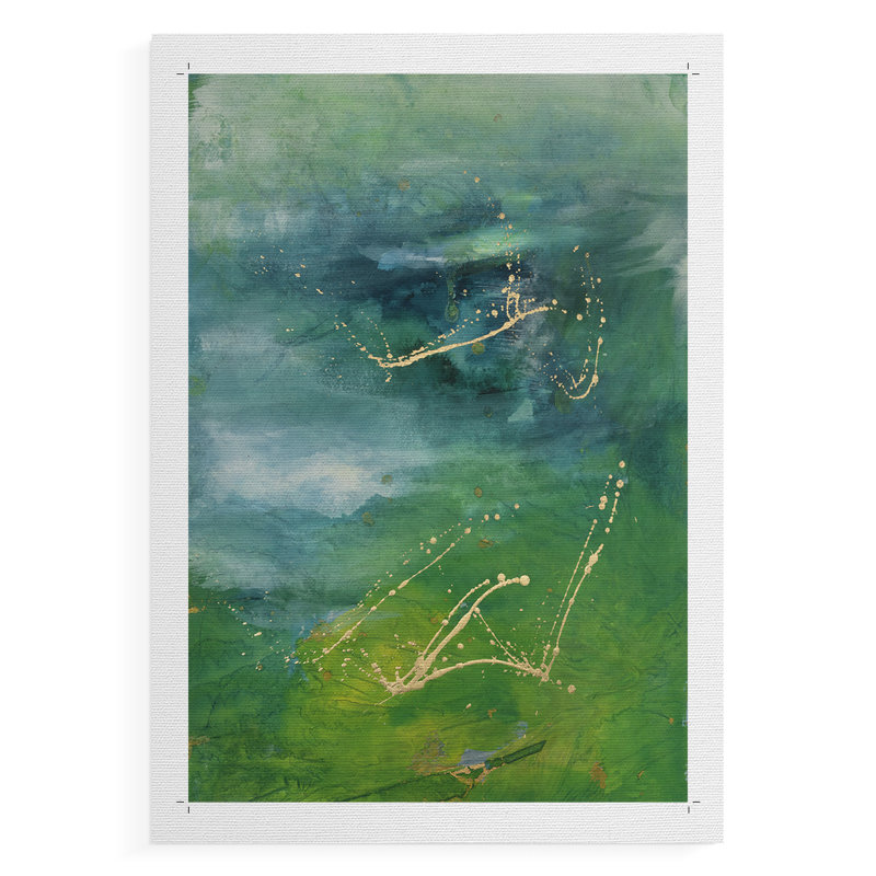 Peaceful Diptych I - Impression sur toile seulement - NON-CADRE, H 18 po x l 12 po