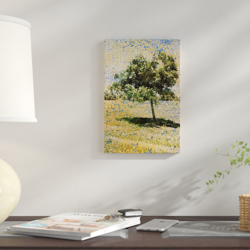 « a ensoleillé day », impression sur toile, H 48 po x l 32 po x P 1,5 po, Cadre noir, Pas de tapis