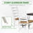 6 - Person Metal Patio Dining Set with Rectangular Table , Cushions Included
