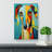 Whippet Constructivism No.2 - No Frame Print-1559307415