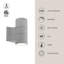 Lund LED Outdoor Armed Sconce-71261423-116659041