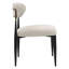 Chaise de salle à manger moderne rembourrée avec dossier incurvé et pieds en métal (lot de 2)-1673011264-1673011266-1673011270