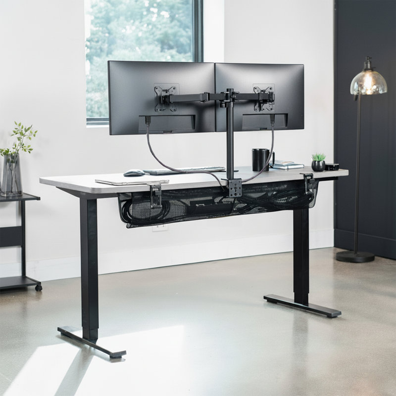 Filet de serre sous le bureau VIVO, 5.5"H x 44"W x 8.5"D