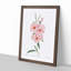 Blooming Pink Hibiscus Flowers - Picture Frame Graphic Art Print-55544755-55544759