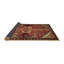 Tapis noir/rouge/beige traditionnel Bellas-283919948