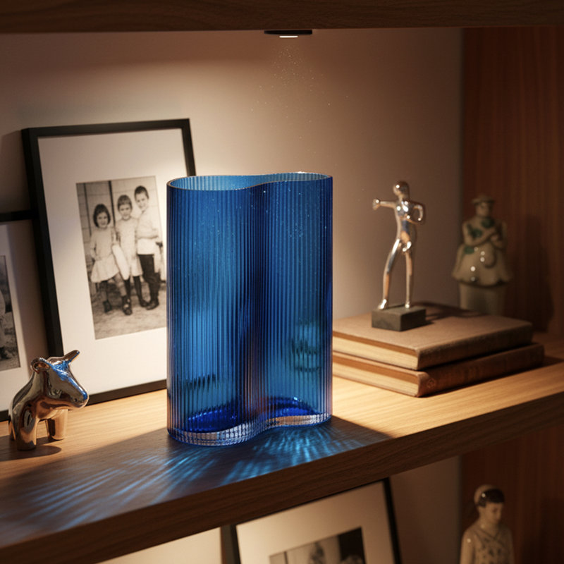Vase en verre Art Deco