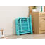 Clôture pour animaux 24,2 po de hauteur, 24 po, métal, bleu-117813203