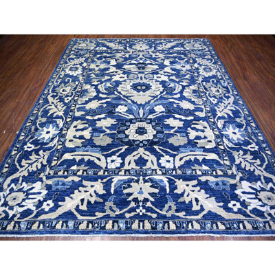Tapis unique en laine nouvel âge 8 pi 2 po x 9 pi 8 po Zoiey