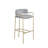 Katharine Upholstered Counter Stool with Metal Frame-970263188