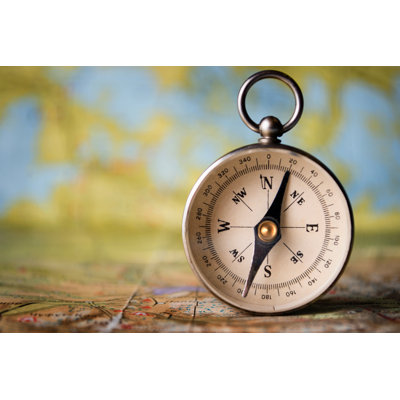 Compass by Serggn - Wrapped Canvas Print
