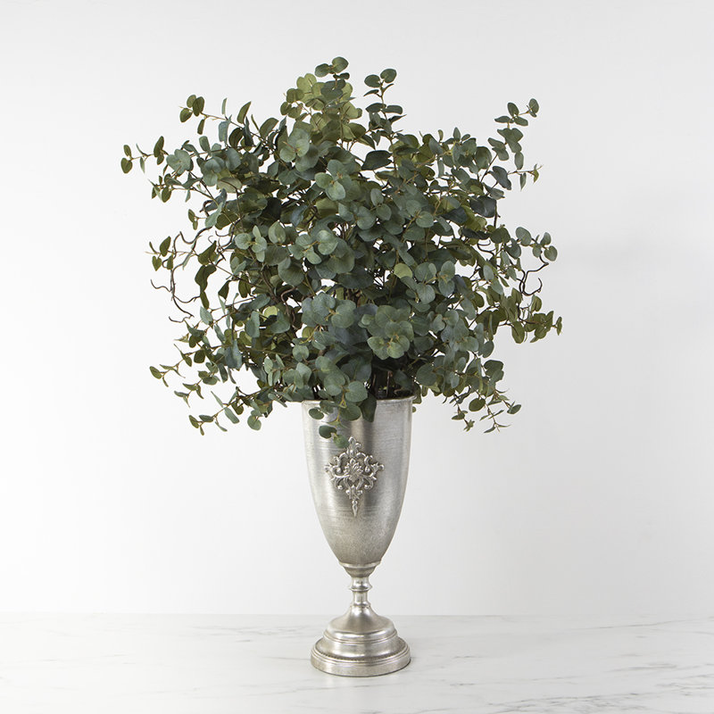47'' Eucalyptus Plant in Metal Urn