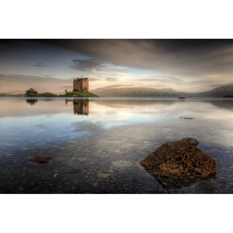 Castle In Scotland - Wrapped Canvas Print, 61cm H x 91cm W x 3.8cm D